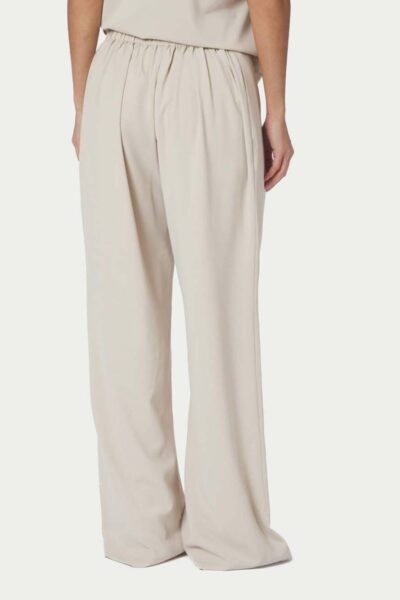 Lunet crepe pants ivory Neo Noir