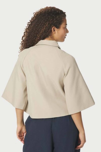 Rosemma trench mini jacket beige Neo Noir