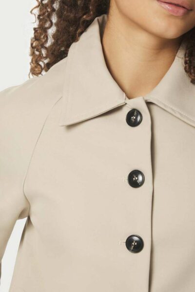 Rosemma trench mini jacket beige Neo Noir
