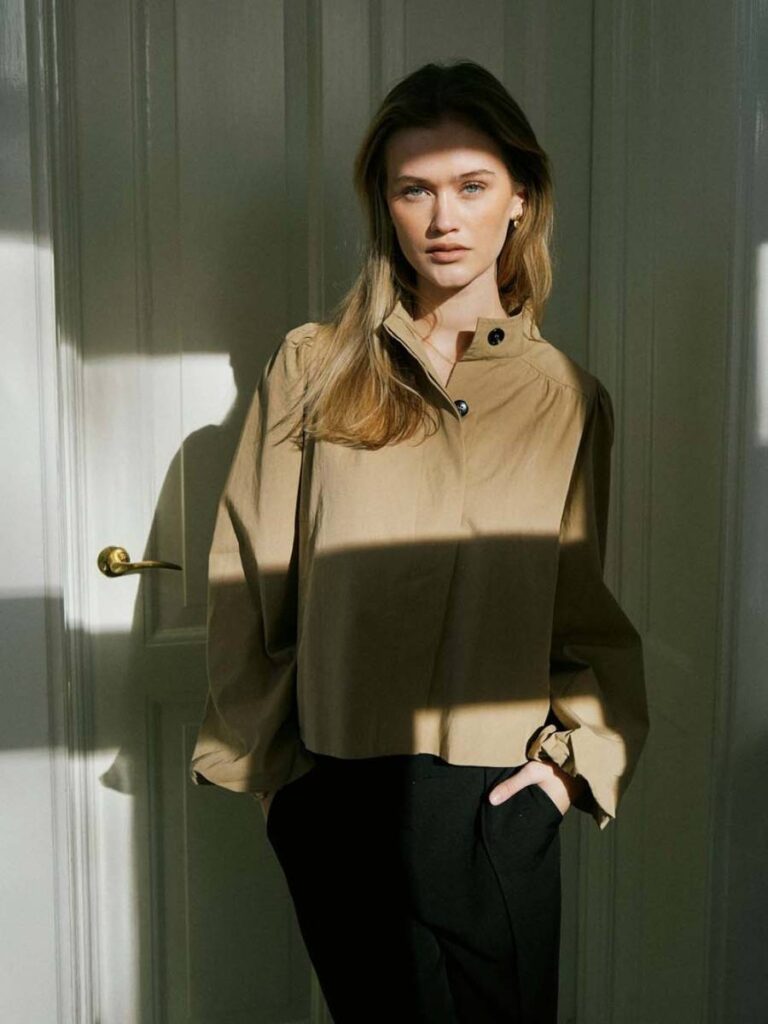 Tirsa twill jacket sand Neo Noir