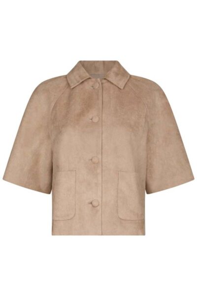 Editta faux suede jacket sand Neo Noir