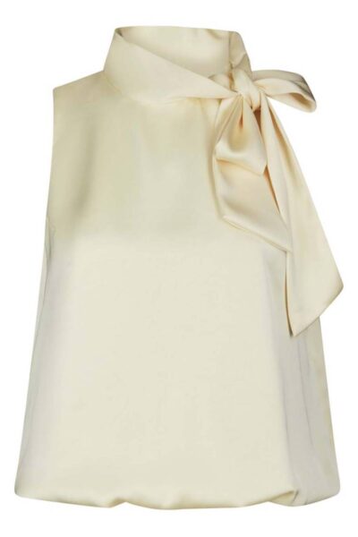 Veda heavy sateen top light yellow Neo Noir
