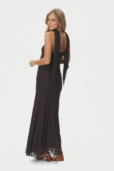 Misi mesh dress brown Neo Noir