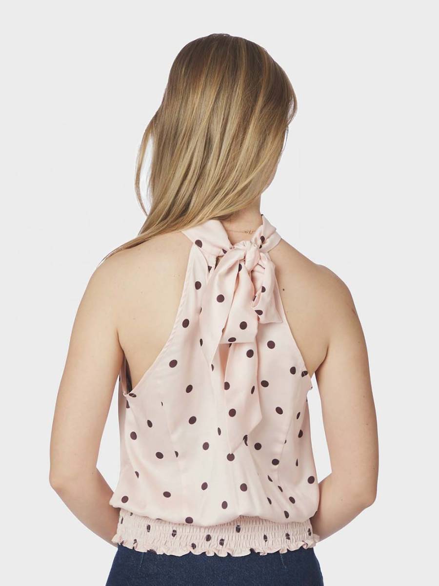 Jos big dot top light pink Neo Noir - Afbeelding 3