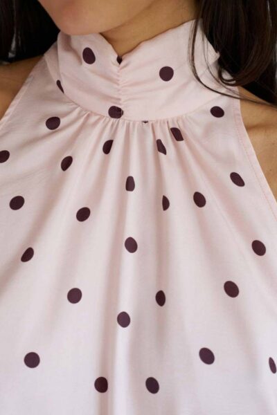 Jos big dot top light pink Neo Noir