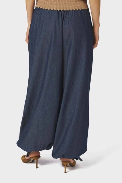 Roxanne balloon denim pants blue Neo Noir