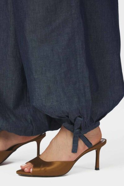 Roxanne balloon denim pants blue Neo Noir