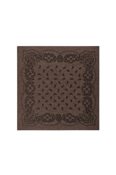 Adelina paisley knit scarf brown Neo Noir