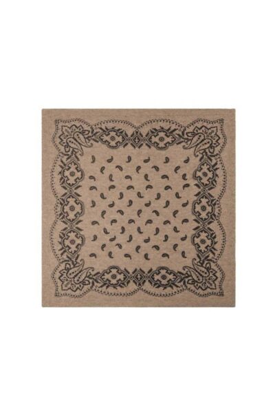 Adelina paisley knit scarf beige melange Neo Noir