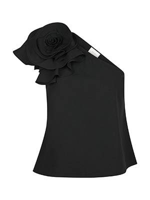 Kelina rose top black Neo Noir