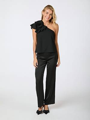 Kelina rose top black Neo Noir