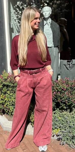 Sweater burgundy Noman’sland