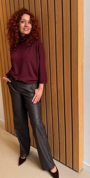 Naomi pants brown Knit-ted