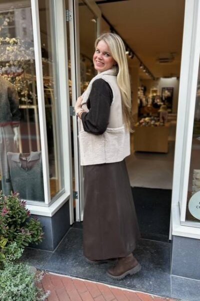 Waistcoat cool beige Noman’sland