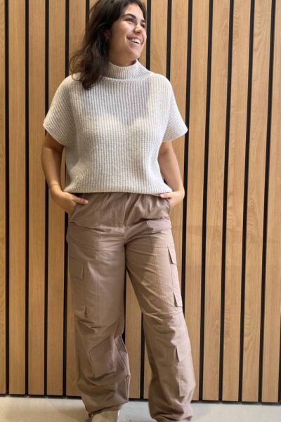 Knit-vest champagne Noman’s land