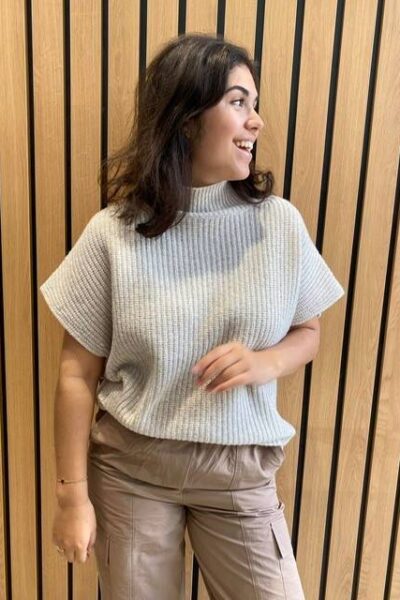 Knit-vest champagne Noman’s land