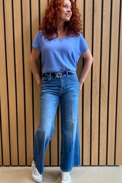 Fae salty blue contrast blue denim Cambio