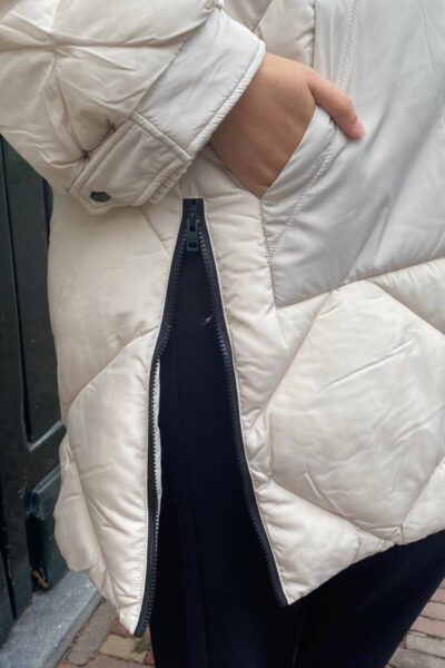 Jacket recycled pl. ecru Ottod’Ame Way Out