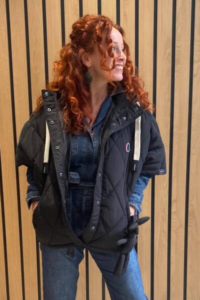 Jacket recycled pl. nero Ottod’Ame Way Out