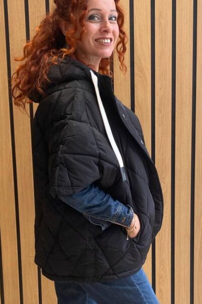 Jacket recycled pl. nero Ottod’Ame Way Out