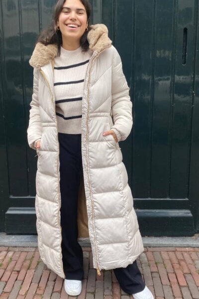 Jacket recycled pl. ecru/paper Ottod’Ame Way Out