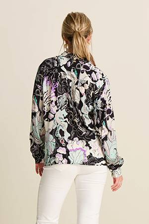 Milly island life blouse multicolour Pom Amsterdam