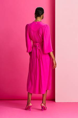 Imperial fuchsia dress pink Pom Amsterdam