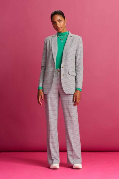 Blazer checked grey Pom Amsterdam