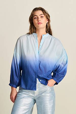 Faded ink blue blouse Pom Amsterdam
