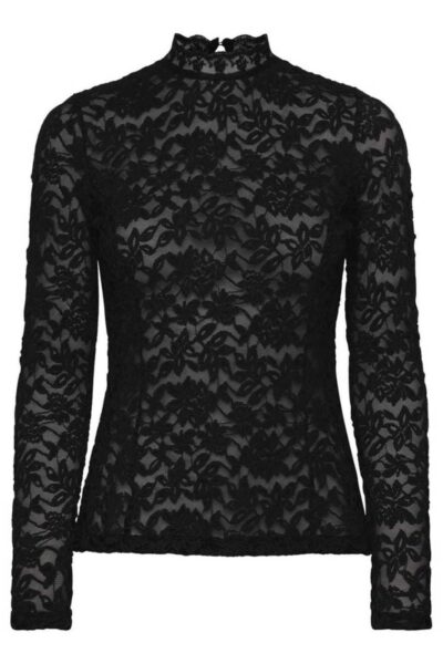 Delicica ls t-shirt black Rosemunde