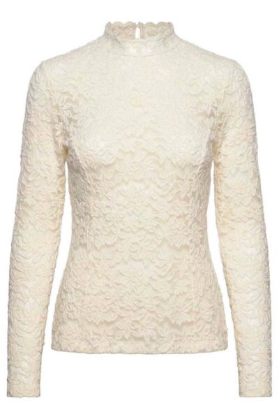 Delicica ls t-shirt ivory Rosemunde