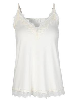 Strap top ivory Rosemunde Copenhagen