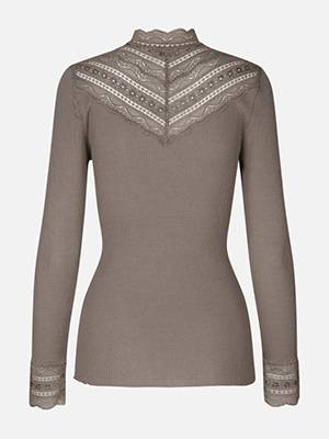 Benita silk t-shirt falcon Rosemunde