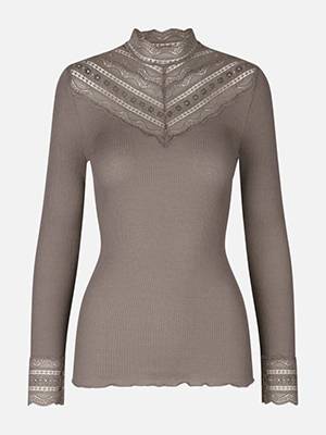 Benita silk t-shirt falcon Rosemunde