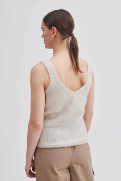 Ymma knit top summer sand Second Female