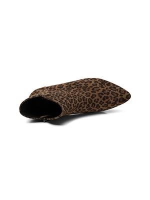 Saga zip suede leopard Shoe The Bear