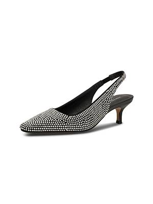 Maxine slingback crystal black Shoe The Bear