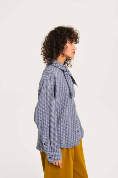 Charlie mike scarf shirt bleu Sacrecoeur