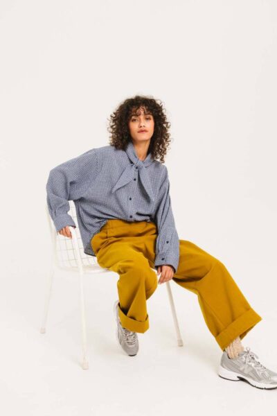 Charlie mike scarf shirt bleu Sacrecoeur