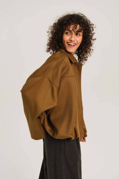 Sam olive wool jacket vert Sacrecoeur