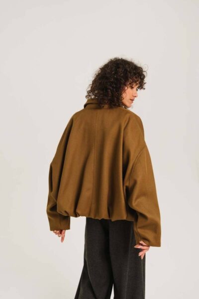 Sam olive wool jacket vert Sacrecoeur