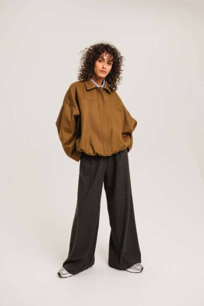 Sam olive wool jacket vert Sacrecoeur