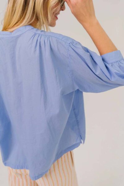 Carla Baltic bleu blouse Sacrecoeur
