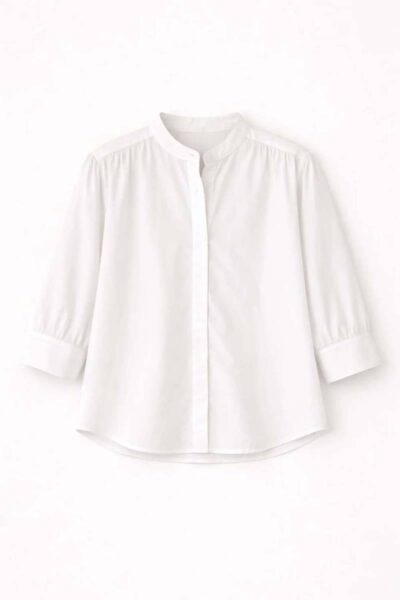 Carla Optique blanc blouse Sacrecoeur