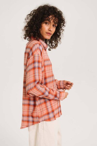 Enora chili wool blouse multico Sacrecoeur