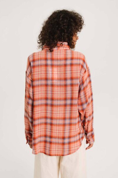Enora chili wool blouse multico Sacrecoeur