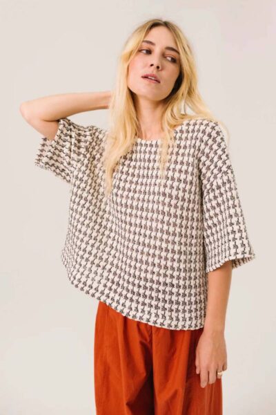 Jana Salta shirt noir Sacrecoeur