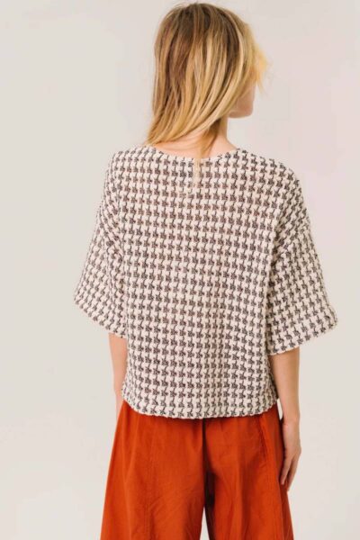 Jana Salta shirt noir Sacrecoeur