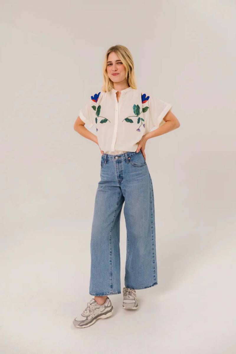 Maya Corolle embroidered blouse multi Sacrecoeur - Afbeelding 4