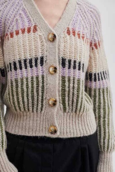 Rosanna knit cardigan pastel lilac Second Female